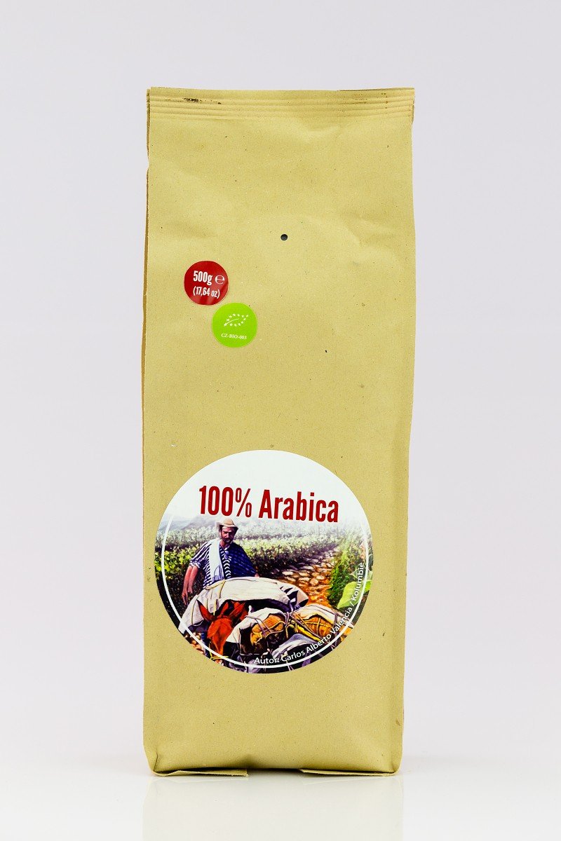 káva zrnková 100% Arabica 250g 4