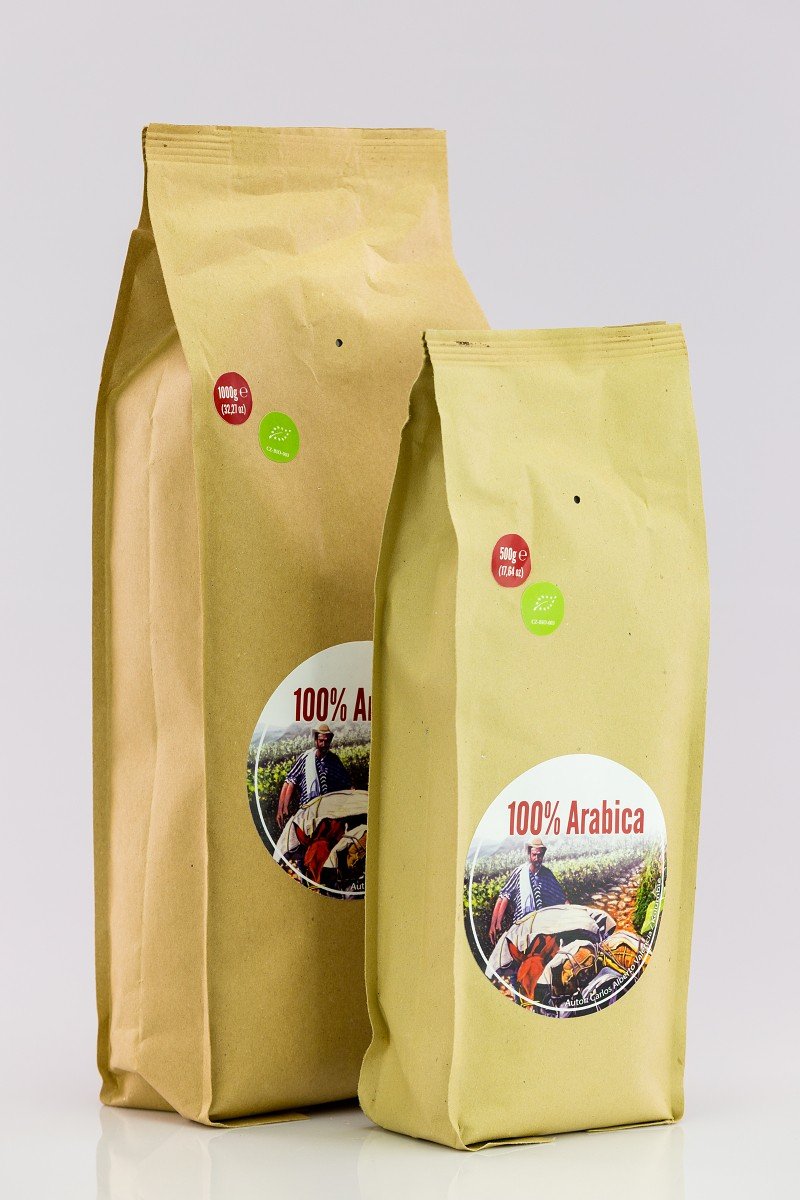 káva zrnková 100% Arabica 125g 5