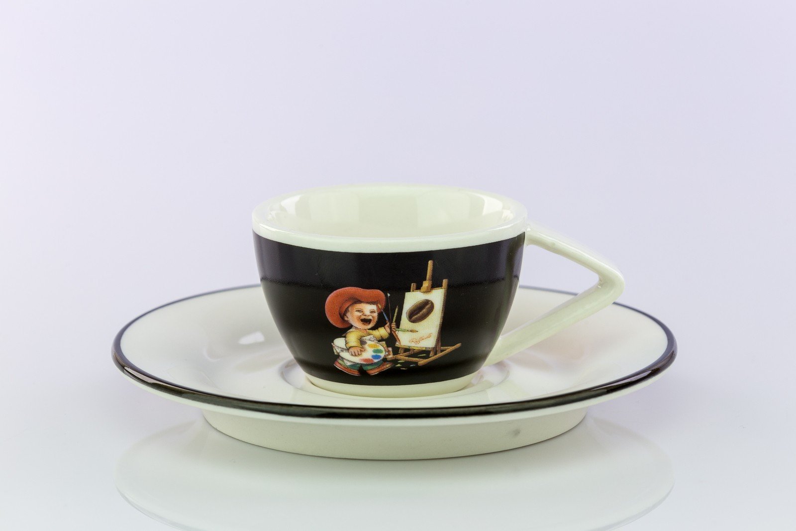 Porcelánový šálek espresso – černý 2
