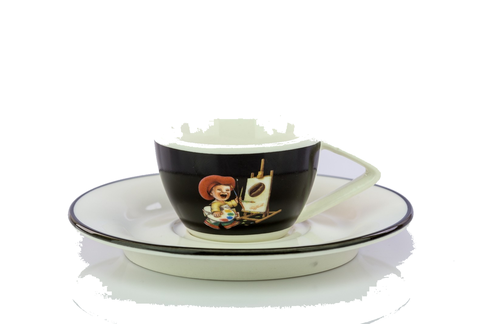 Porcelánový šálek espresso – černý