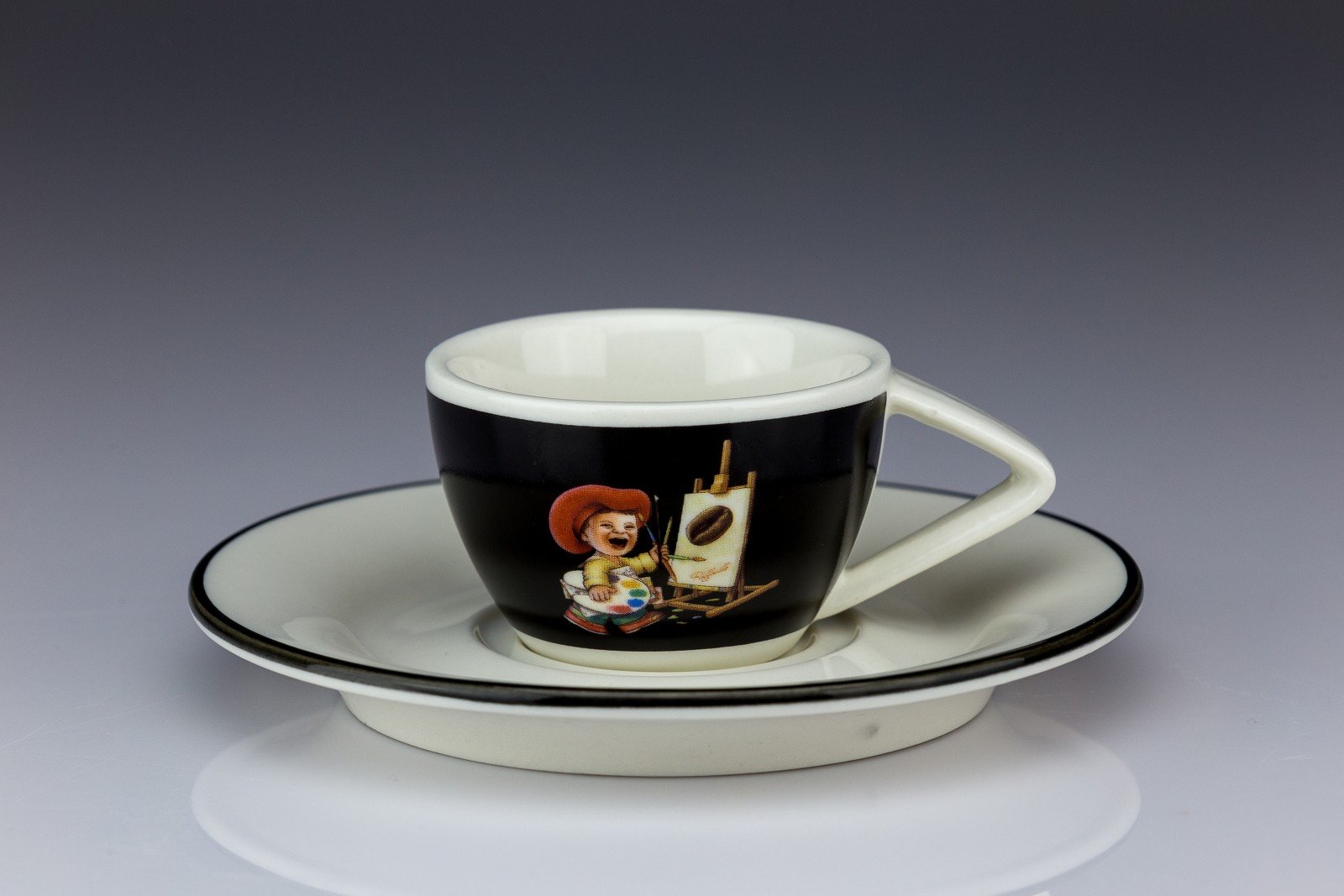 Porcelánový šálek espresso – černý 3