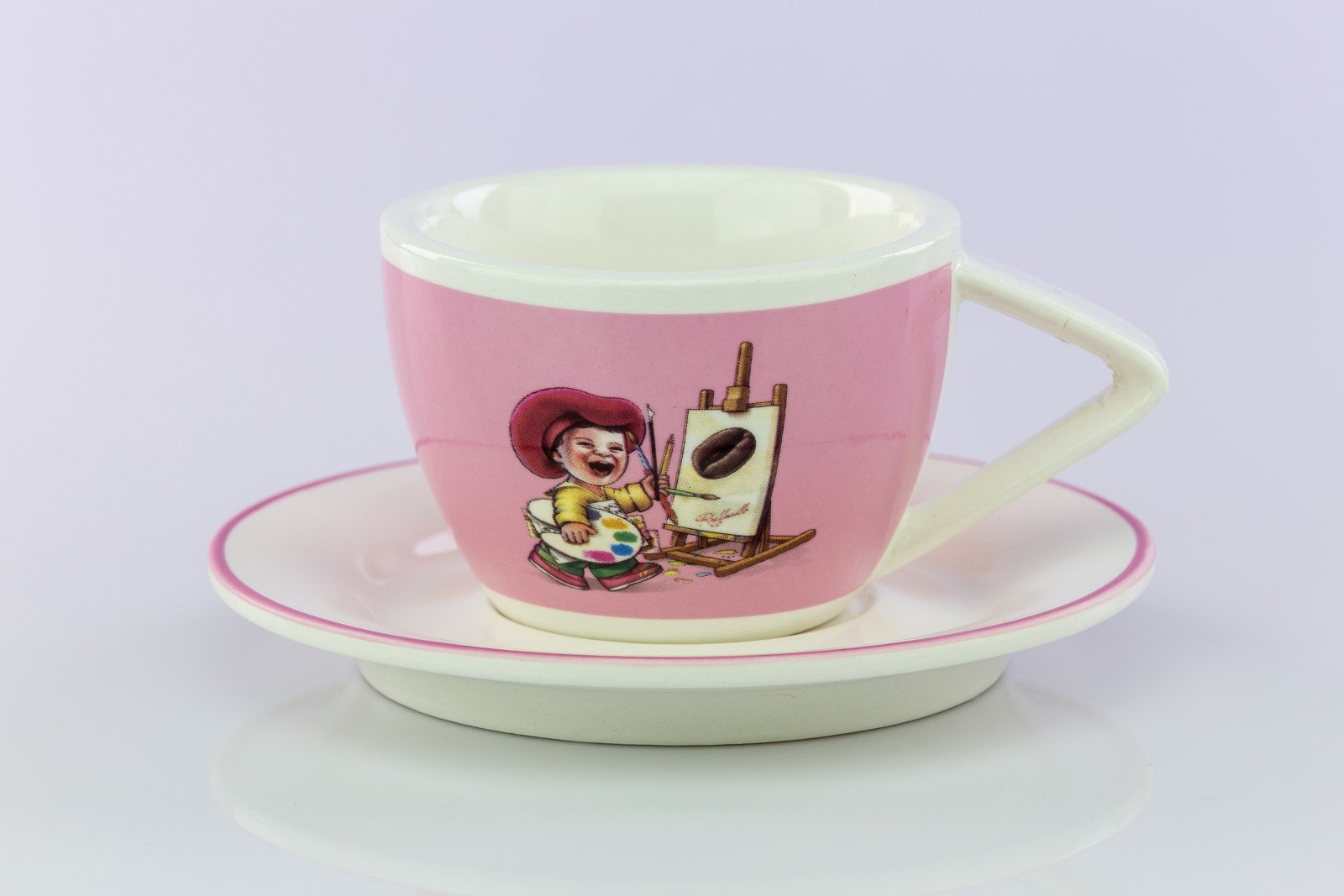 Porcelánový šálek s motivem italské ulice – velký 2