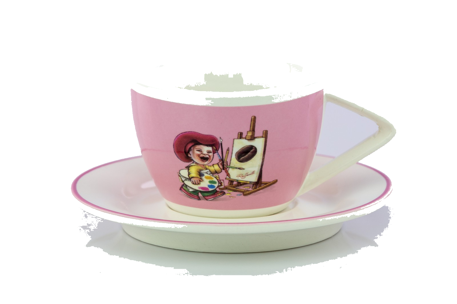 Porcelánový šálek s motivem italské ulice – velký