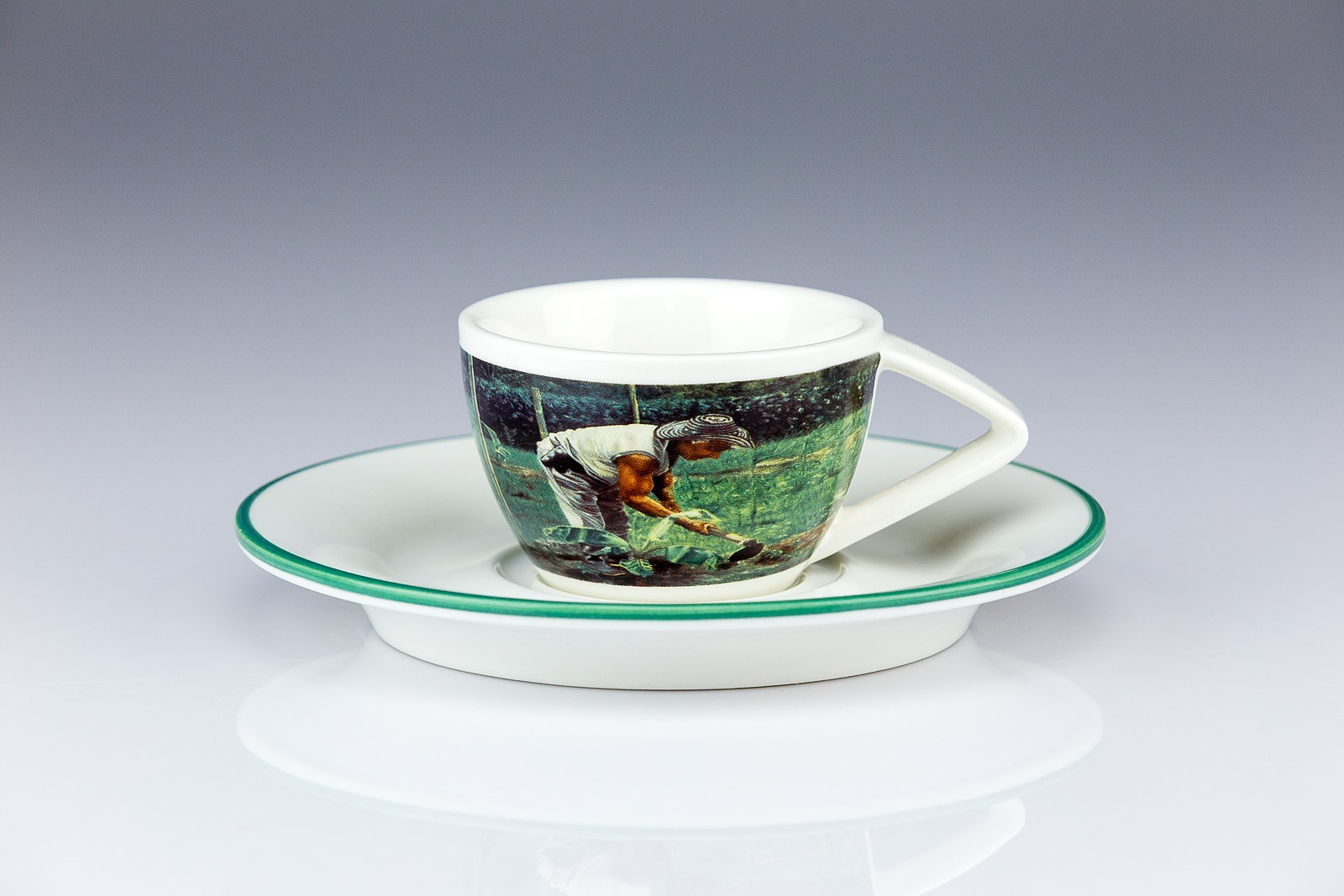 Porcelánový šálek espresso – broskvový